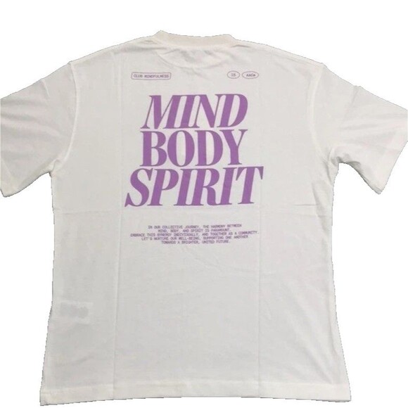 Active After Coffee T Shirt Unisex Mind, Body, Spirit M - Picture 4 of 9